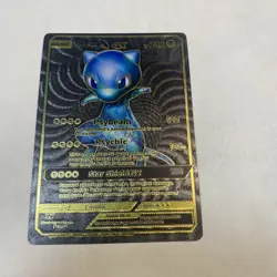 Mew GX Black Foil Fan Art Card 18/20 Star Shield Hp230 Psychic 🔥😘🔥 - Image 1