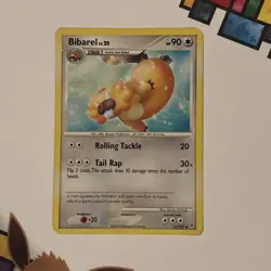 Bibarel - 51/147 - Uncommon LP, English Pokemon Supreme Victors 2009 - Image 1