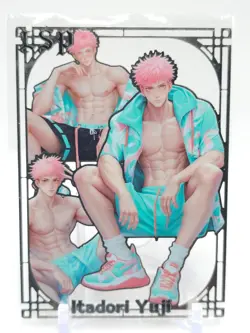 Goddess Story - Silver Metal Waifu Card - Itadori Yuji - NUMBERED 084/200 - Image 1