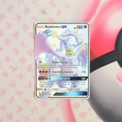 Reshiram GX SV51/SV94 Hidden Fates: Shiny Vault Holo - MP - Pokemon Card - Image 1