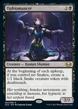 Ophiomancer -Foil Near Mint MTG Commander Collection: Black - Image 1