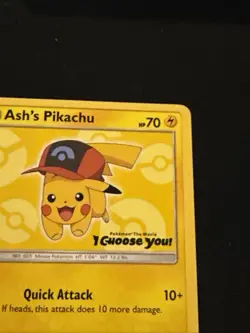 Ash's Pikachu SM111 Pokemon card - Image 4