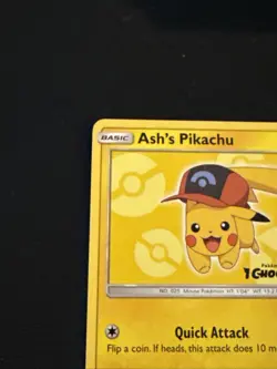 Ash's Pikachu SM111 Pokemon card - Image 5