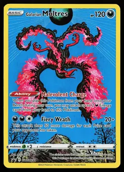 Galarian Moltres SWSH284 Holo Sword & Shield Promo Pokemon Card - Image 1