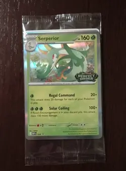 Pokemon TCG: Mega Evolution Perfect Order STAFF Promos (All 4 cards, sealed NEW) - Image 1