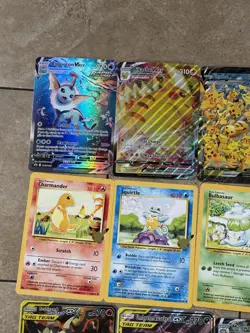 Pokemon Jumbo 14 Card Lot Pikachu Charizard & More Tag Team Full Arts - Image 5