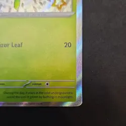 Pokemon Oddish 092/091 SV: Paldean Fates Shiny Rare Secret Holo Card 60 HP - Image 4
