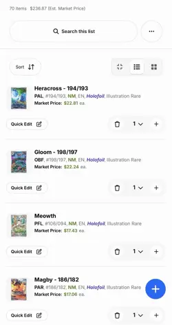 Pokemon Card Lot 70 Cards Fullart Rare Special Illustration Cosmo Foil - Image 4