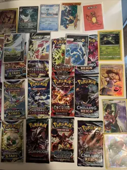 21 Packs Pokemon Cards Mix Of Sets And Singles. - Image 2
