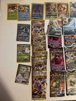 21 Packs Pokemon Cards Mix Of Sets And Singles. - Image 3