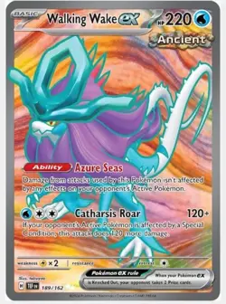 Walking Wake ex - 189/162 Temporal Forces (Pokemon) Full Art Ultra Rare - Image 1