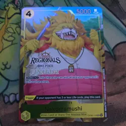 One Piece Nekomamushi Offline Regional Finalist 2024 Vol. 3 Stamped English Card - Image 1