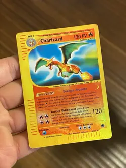 Pokemon Charizard 6/165 Expedition Reverse Holo Ita Vintage Card - Image 1