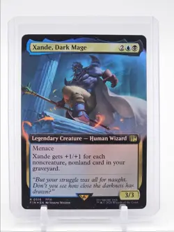 XANDE, DARK MAGE 2025 MTG FINAL FANTASY BORDERLESS RARE FOIL #0516 Q1299 - Image 1
