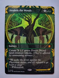 MTG Awaken the Woods NM Secrets of Strixhaven: Mystical Archive Magic 49 - Image 1