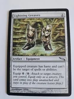 MTG Lightning Greaves Mirrodin Regular - Image 1
