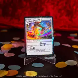 MTG Lightning Greaves -Pool Party Foil Secret Lair Deadpool - Image 2