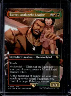 2025 Magic The Gathering Final Fantasy Barret, Avalanche Leader #0472 - Image 1