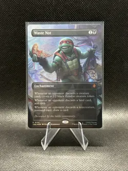 Waste Not (Borderless) Commander: Teenage Mutant Ninja Turtles Foil - Image 1