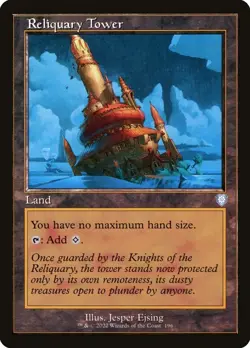 Reliquary Tower: MtG Magic the Gathering Brothers' War Commander Uncommon - Image 1