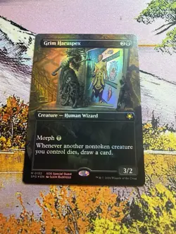 Grim Haruspex - Foil Extended Art SPG NM MTG - Image 1