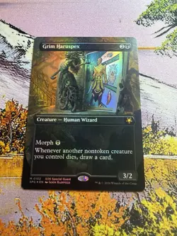 Grim Haruspex - Foil Extended Art SPG NM MTG - Image 4