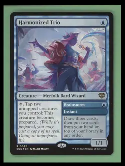 Harmonized Trio - FOIL - Secrets of Strixhaven - NM-Mint - MTG - Image 1