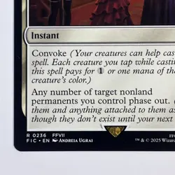 Clever Concealment MTG Rare Magic: The Gathering Commander Final Fantasy FF7 - Image 4