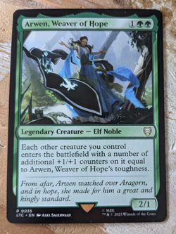 MTG Arwen, Weaver of Hope Commander: Lord of the Rings NM - Image 1