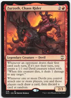 Zurzoth, Chaos Rider Normal R Commander: Streets of New Capenna 278 NM - Image 1