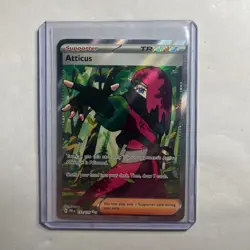 Atticus 133/131 Ultra Rare Prismatic Evolutions Pokemon Near Mint - Image 1