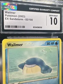 Wailmer 83/100 Sandstorm Pokemon TCG Gem mint 10!! Vintage - Image 3