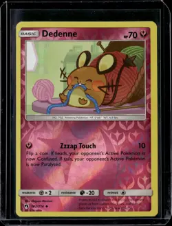 Dedenne (142) - 142/214 / SM - Lost Thunder 2018 LP / Pokemon TCG - Image 1