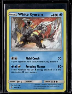 White Kyurem - 63/214 / SM - Lost Thunder 2018 LP / Pokemon TCG - Image 1