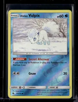 Alolan Vulpix - 53/214 / SM - Lost Thunder 2018 LP / Pokemon TCG - Image 1