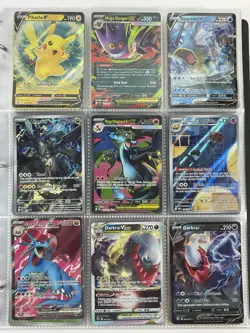 Pokemon Card Collection Binder Lot Holo Rare Mega Charizard Zekrom Gengar Pika - Image 1