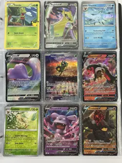 Pokemon Card Collection Binder Lot Holo Rare Mega Charizard Zekrom Gengar Pika - Image 3