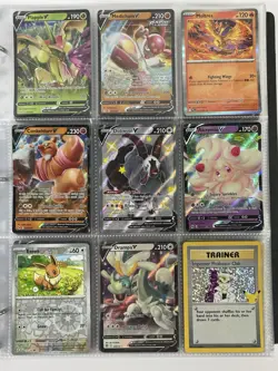 Pokemon Card Collection Binder Lot Holo Rare Mega Charizard Zekrom Gengar Pika - Image 5