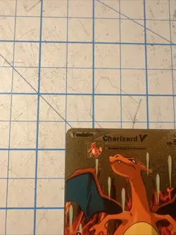 Custom Made Charizard V Gold Foil Fan Art Pokemon Card - Image 2