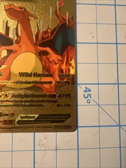 Custom Made Charizard V Gold Foil Fan Art Pokemon Card - Image 4