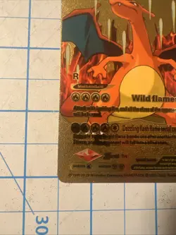 Custom Made Charizard V Gold Foil Fan Art Pokemon Card - Image 5