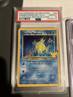 2021 Pokemon SWSH Celebrations Shining Magikarp Classic Collection #66/64 PSA 10 - Image 1