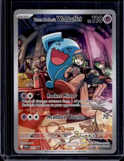2023-25 Pokemon SV Black Star Promos Team Rocket's Wobbuffet #203 - Image 1