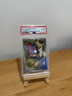 Pokemon TCG N's Zorua Journey Together Promo Pokemon Center PSA 8 - Image 3
