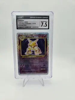 2002 Pokemon Legendary Collection Alakazam Reverse Holo #1/110 CGC 7.5 - Image 1