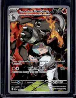 2025 Pokemon Destined Rivals Team Rocket's Houndoom #191/182 - Image 1