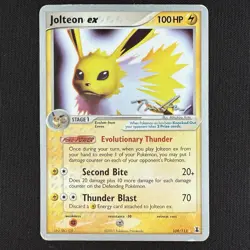 Pokemon TCG Jolteon ex 109/113 World Championships 2007 Tom Roos Ultra Rare Card - Image 1