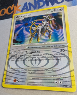 Arceus DP50 Diamond And Pearl Black Star Promo Holo Pokemon NM - Image 3