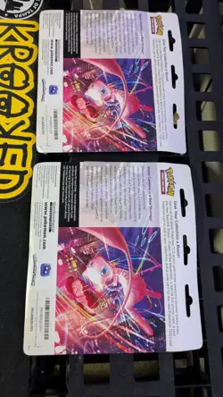 POKEMON FUSION STRIKE 3 PACK BLISTER ESPEON/EEVEE PROMO SET Swsh174 175 Booster - Image 2