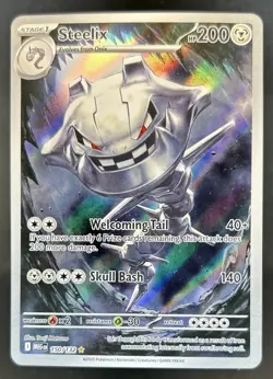 2025 Pokemon Mega Evolution Steelix Illustration Rare #150/132 - Image 1